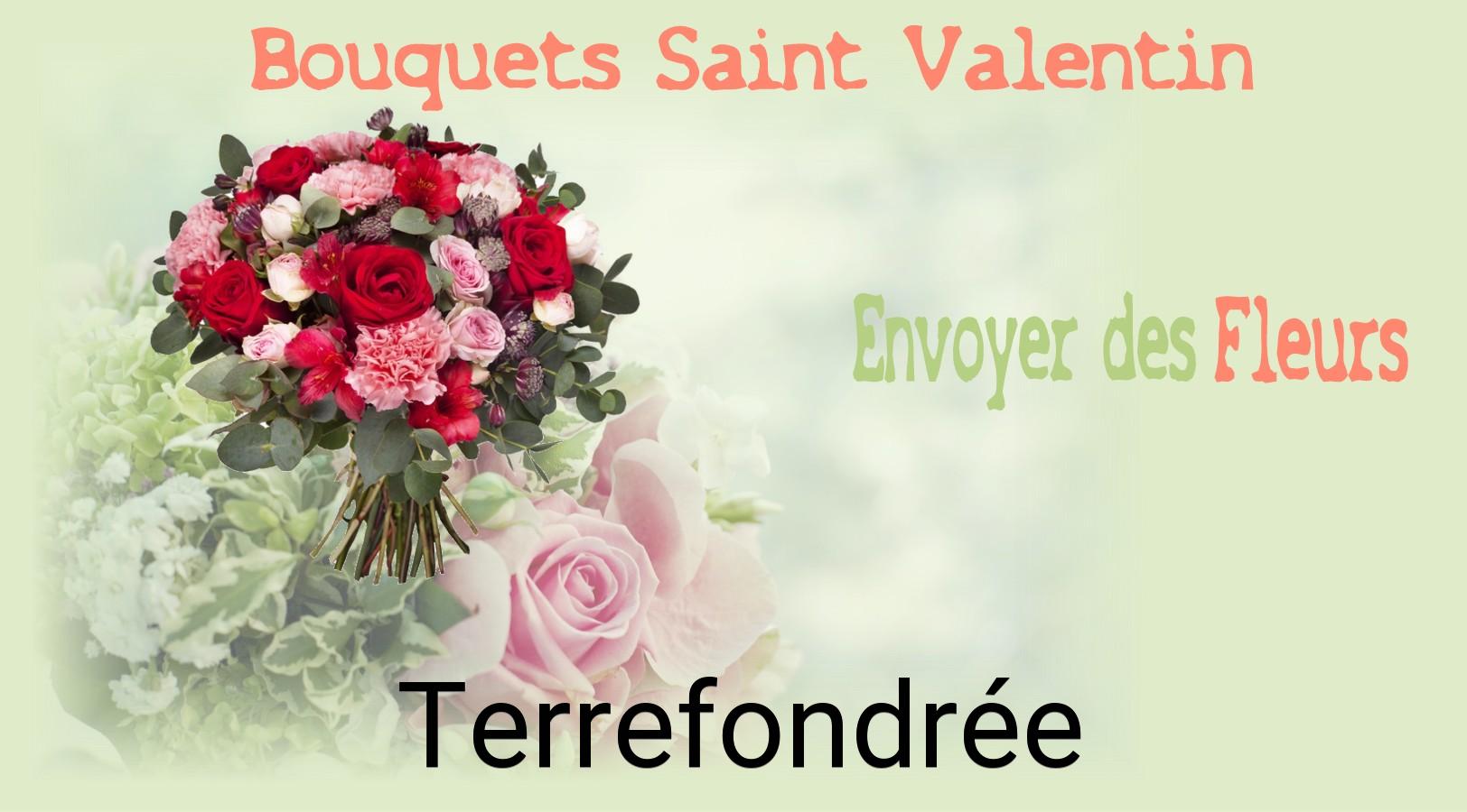 Roses de Saint-Valentin livrées à Terrefondrée